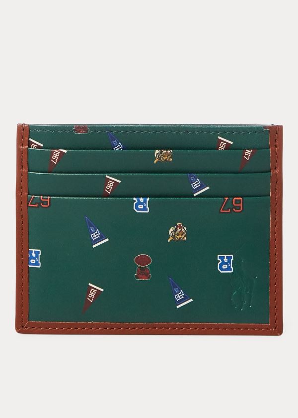 Men's Polo Ralph Lauren Leather Card Holder | 245376ATW